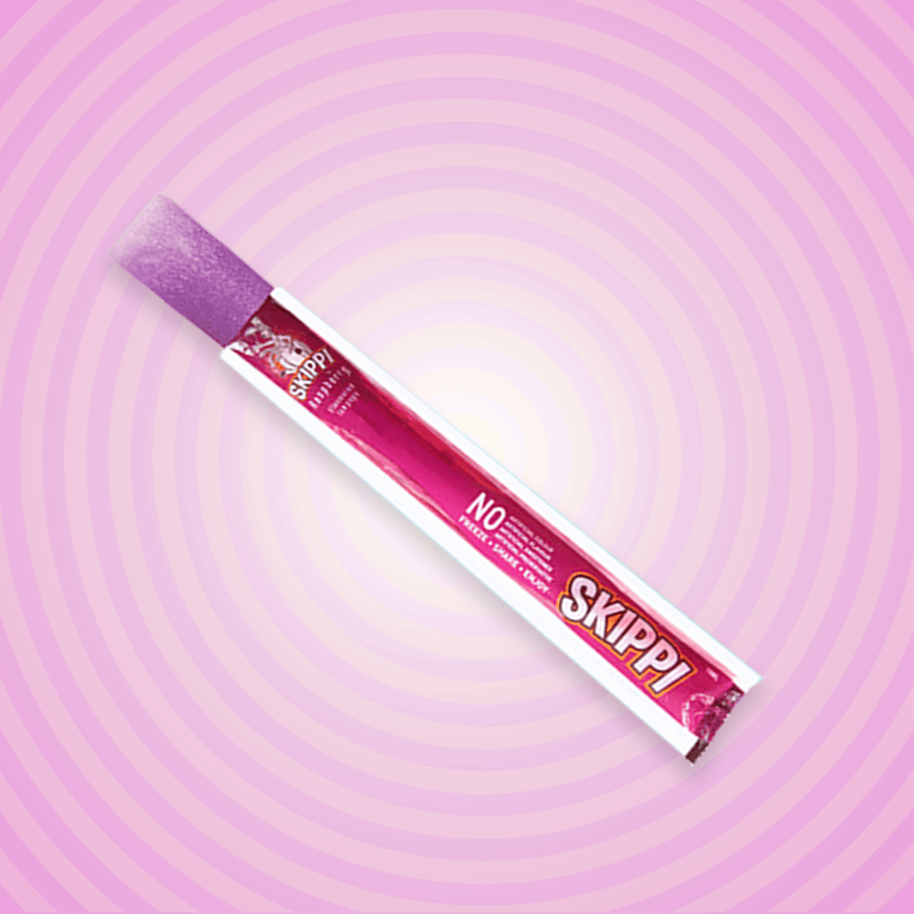 Raspberry flavor skippi ice pops pack of 12