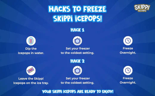 All Flavor Box & Saver Bag Combo Skippi Natural Icepops, 1 Pack of 12 Ice Pops + 1 Pack of 36 Ice Pops - Skippi Ice Pops