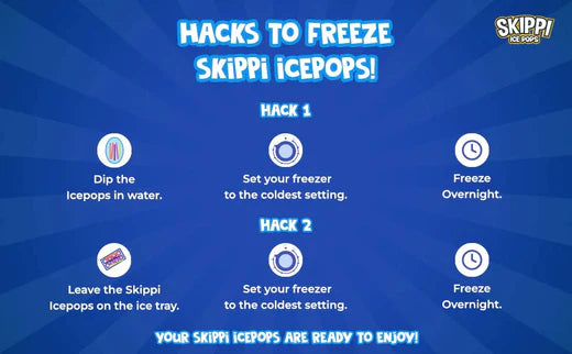 Raspberry Flavor Skippi Natural Ice Pop, Pack Of 12 Ice Pops - Skippi Ice Pops