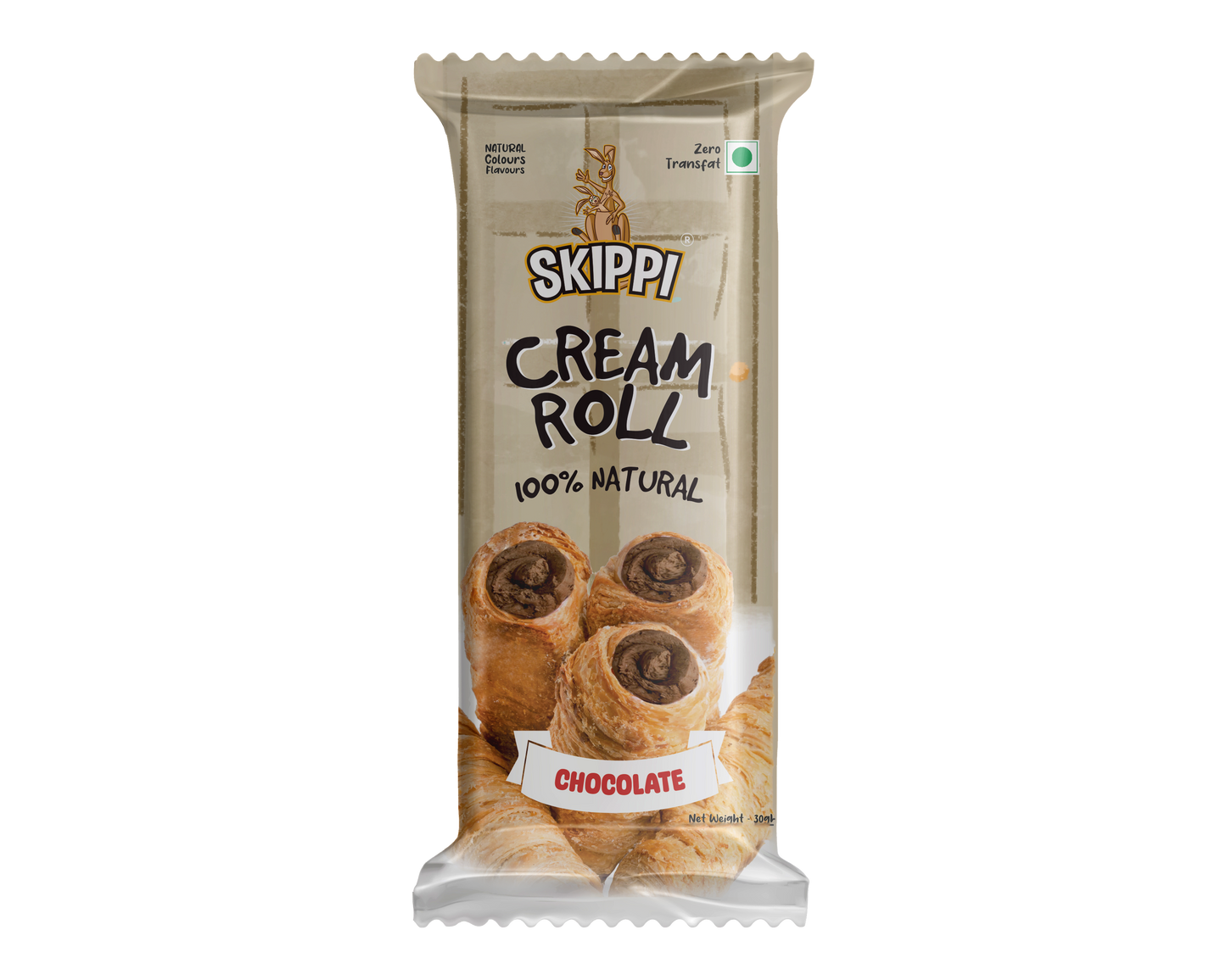 Skippi Cream Rolls,delightful assorted box of 6 rolls(180gm) 2 Vanilla,2 Chocolate & 2 Strawberry Flavor, Pack of 1 - Skippi Ice Pops