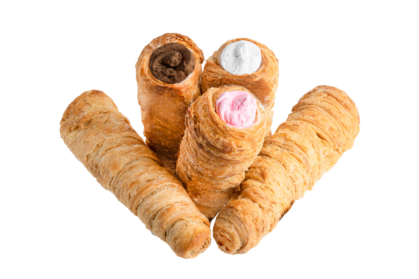 Skippi Cream Rolls,delightful assorted box of 6 rolls(180gm) 2 Vanilla,2 Chocolate & 2 Strawberry Flavor, Pack of 1 - Skippi Ice Pops