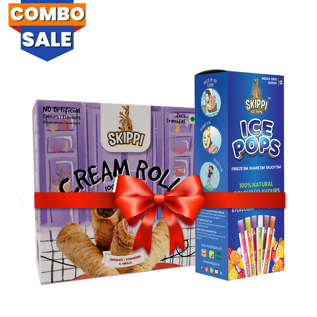 All Flavor Box + Cream Rolls combo - Skippi Ice Pops
