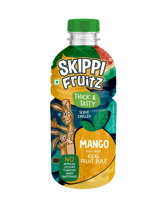 Thick & Tasty Skippi Fruitz Mango Juice, 200 ML, Pack of 4 - Skippi
