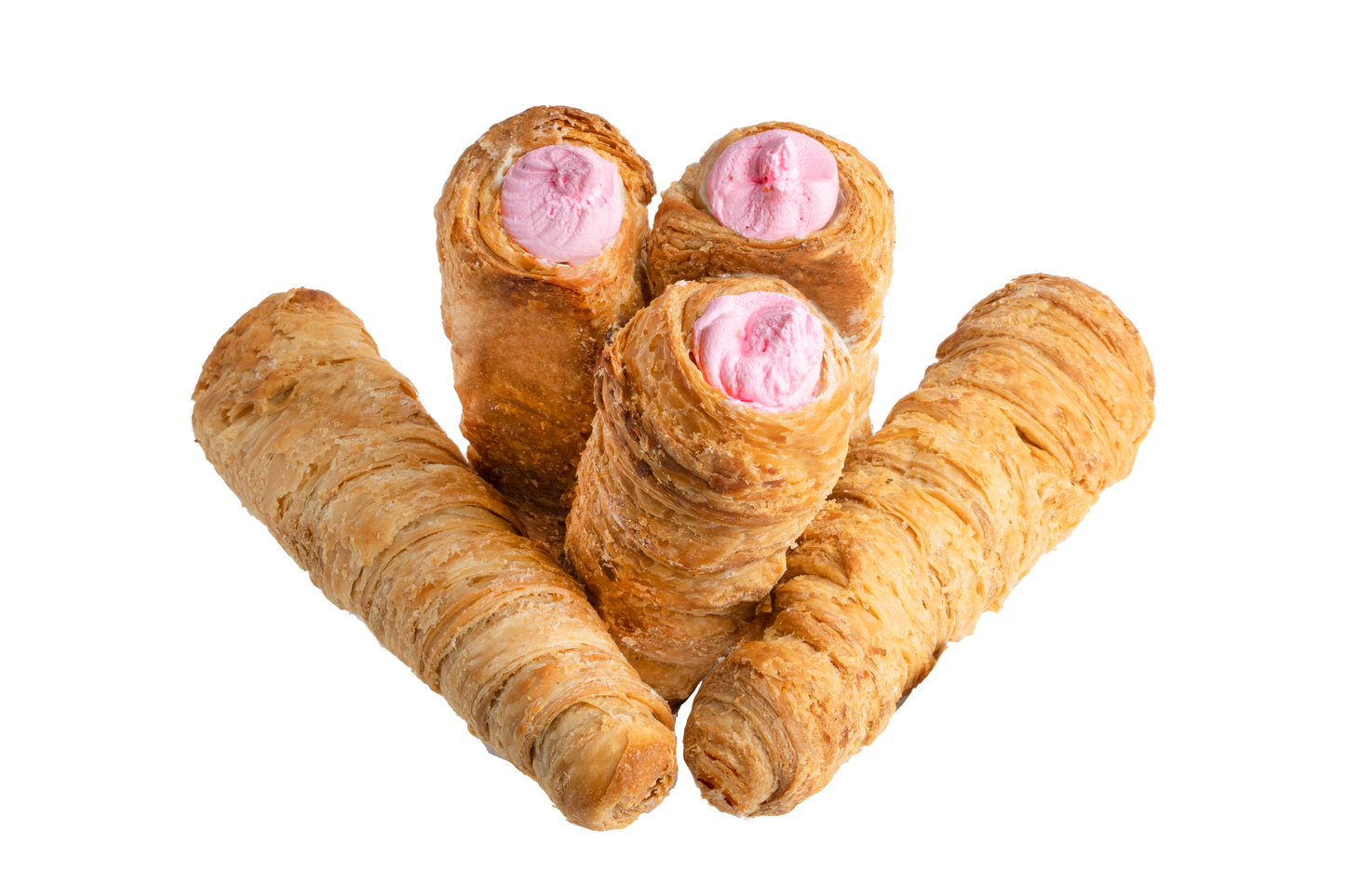 Skippi Cream Rolls, Strawberry Flavor,