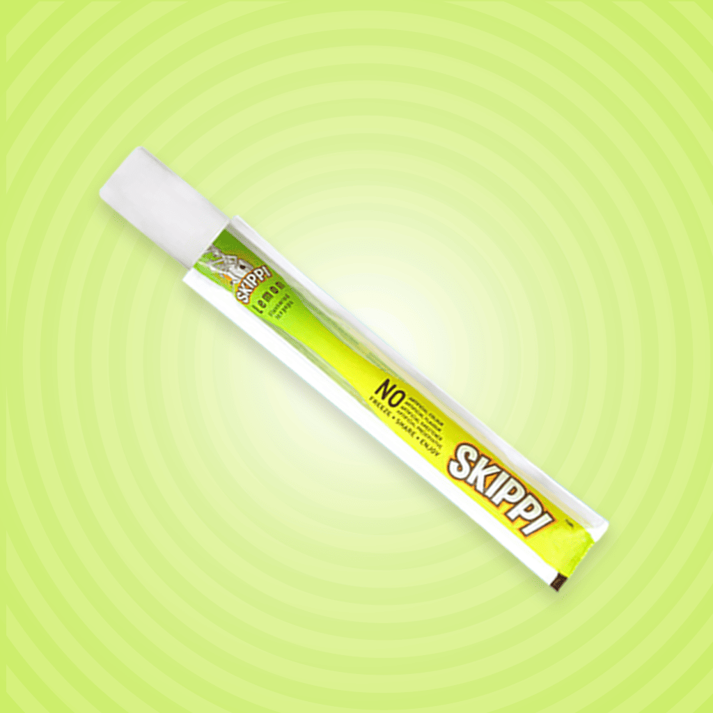 Lemon and raspberry flavour skippi ice popsicle pack of 12