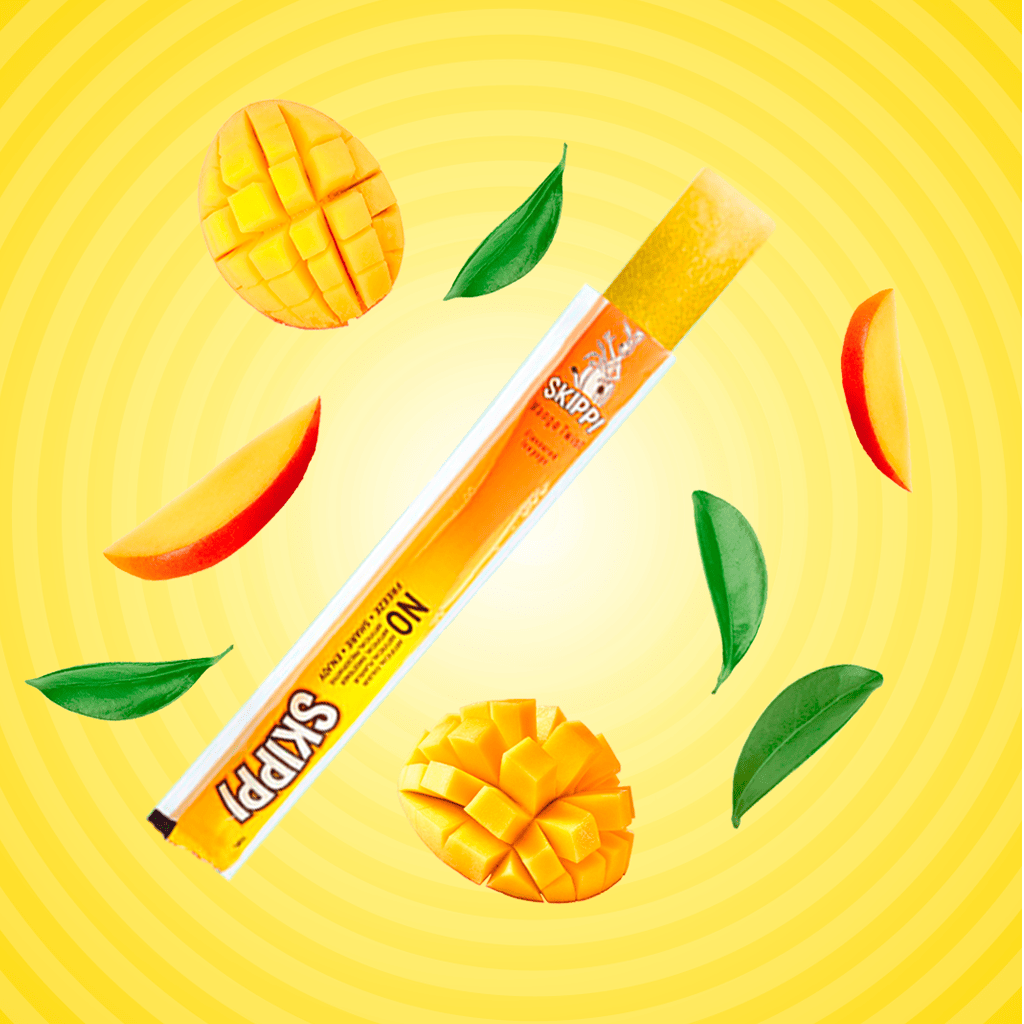 Mango and orange flavour skippi ice pops pack of 12