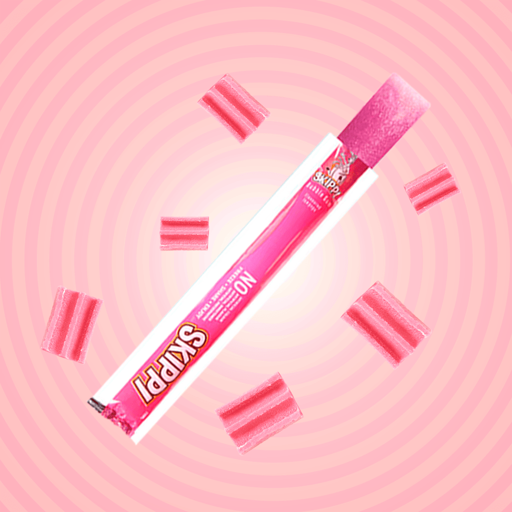 Bubblegum and orange flavour skippi ice popsicle box of 12