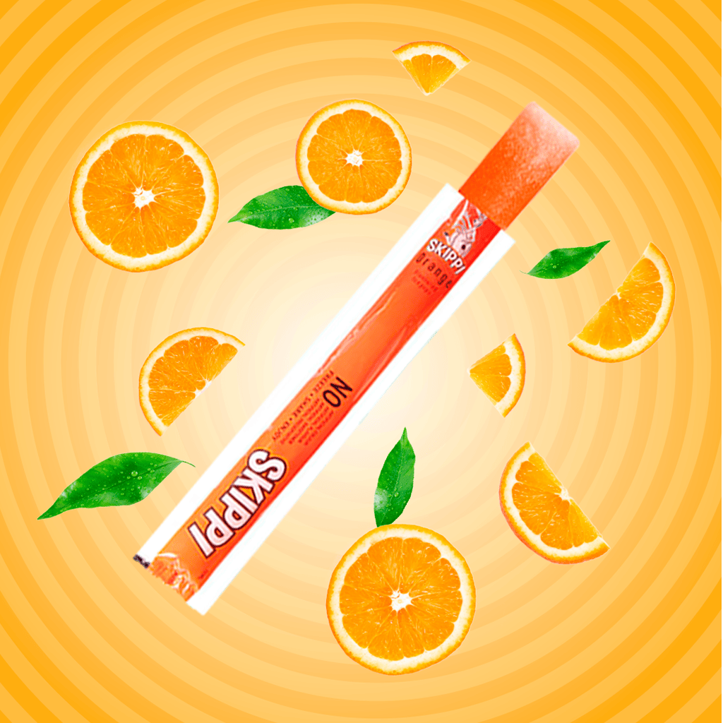 Lemon and orange flavour skippi ice pops pack of 12