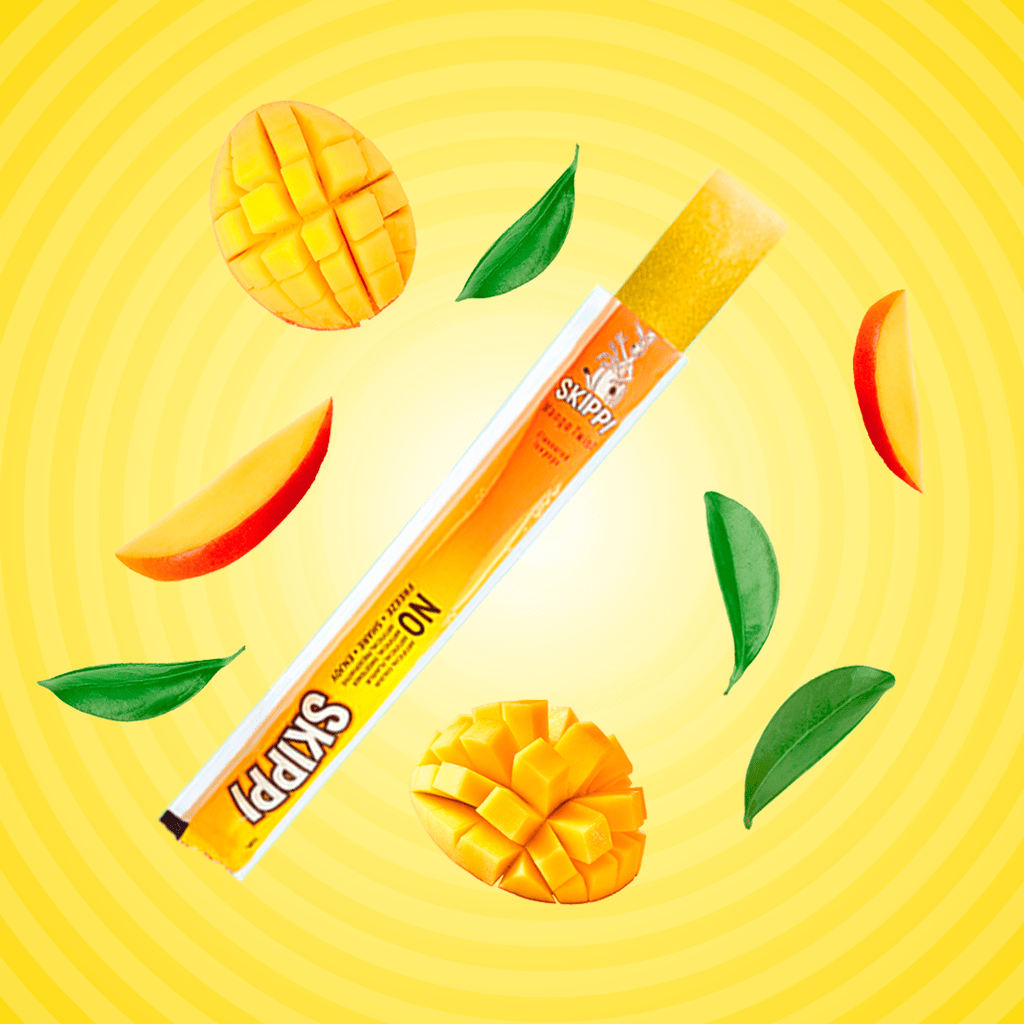 Mango flavor skippi ice pops pack of 12