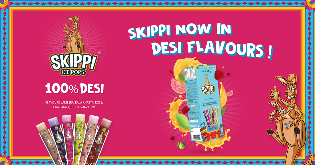 New Desi Flavour Pops by Skippi Ice Pops