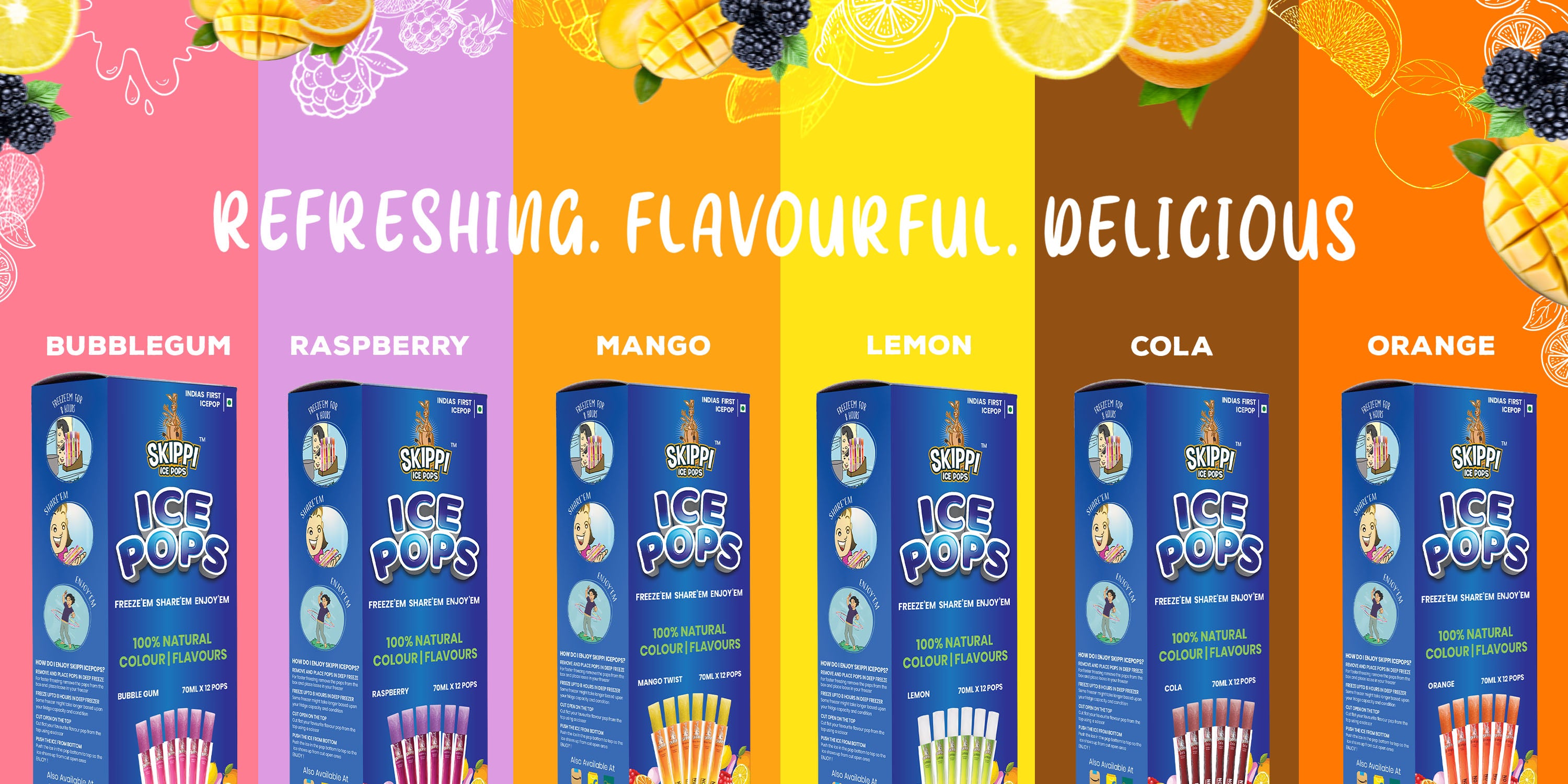 Top 5 Most Popular Skippi Ice Pops Flavors of All Time