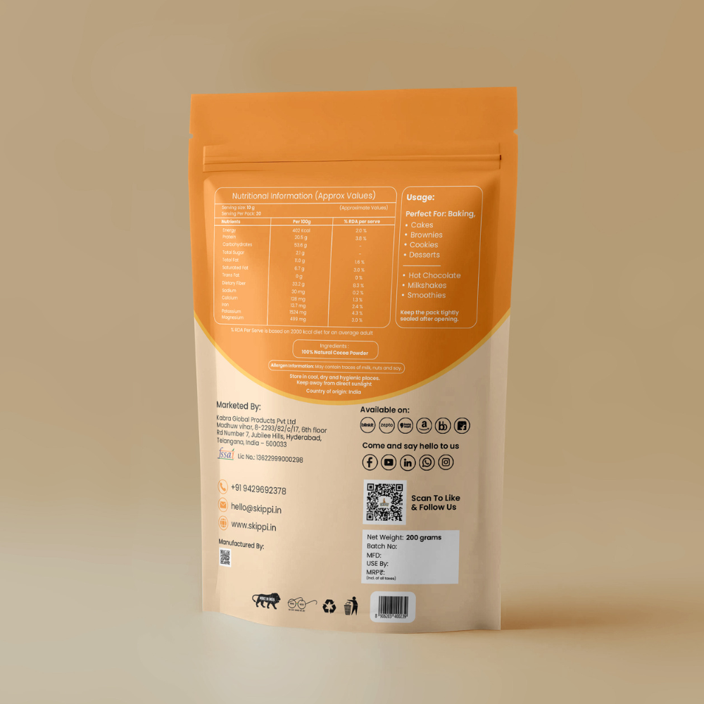 Skippi Cocoa Powder 200g
