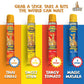 Healthy Namkeen Skippi corn sticks comes in 4 flavors