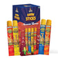 CG (12 Sticks)All Time Snack of Skippi Tasty Corn Sticks, 4 flavors (Sweet Corn, Magic Masala, Tangy Tomato & Thai Chilli), 144g (12g x 12 Rolls)