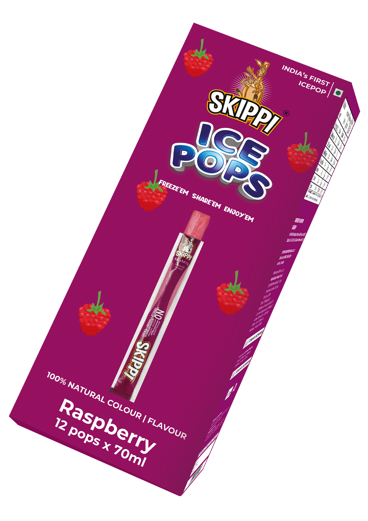 Pops Sip Raspberry Shop Raspberry Flavor Natural Ice Pops online - Skippi – Skippi Ice Pops