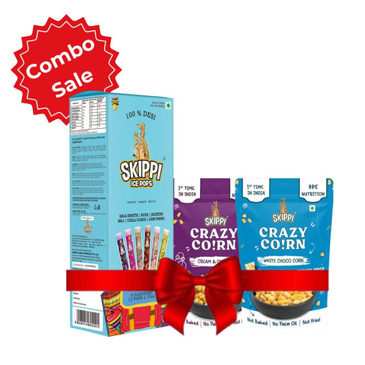 Desi Flavor and Crazy Corn Combo - Skippi
