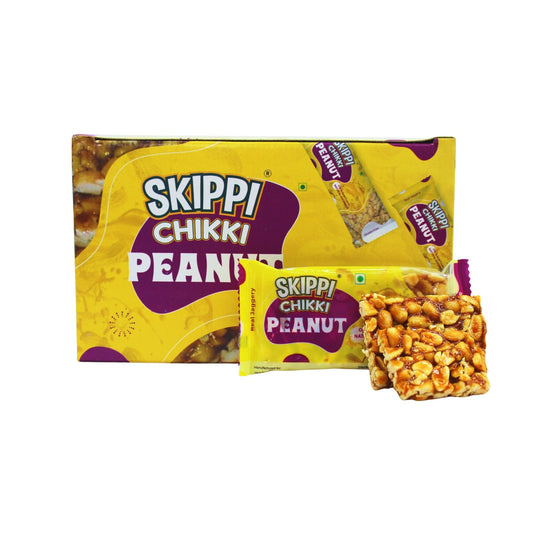 Peanut Chikki (Pack of 20) - Skippi