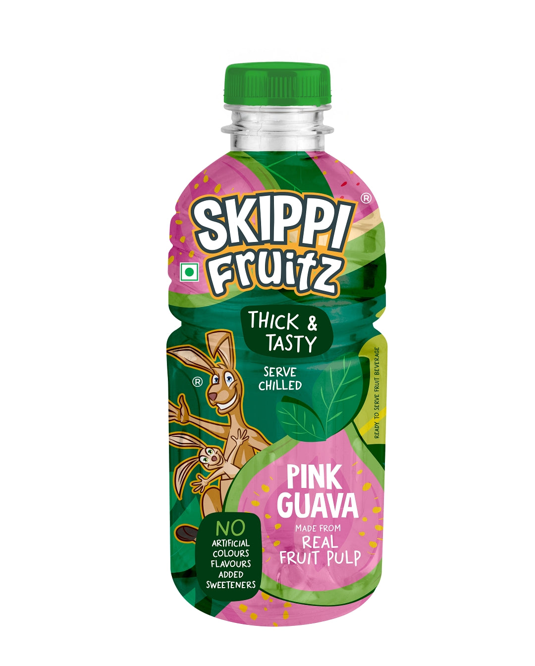 Thick & Tasty Skippi Fruitz Pink Guava Juice, 200 ML