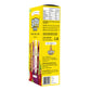 Yellow box of Cola, Lychee, Raspberry Flavor small pack of 12 Skippi Natural Ice Pops of 32 ml 4 sets of 3 flavors