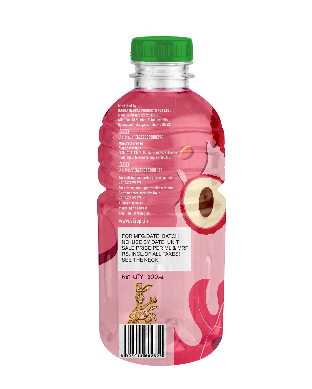 Thick & Tasty Skippi Fruitz Lychee Juice, 200 ML