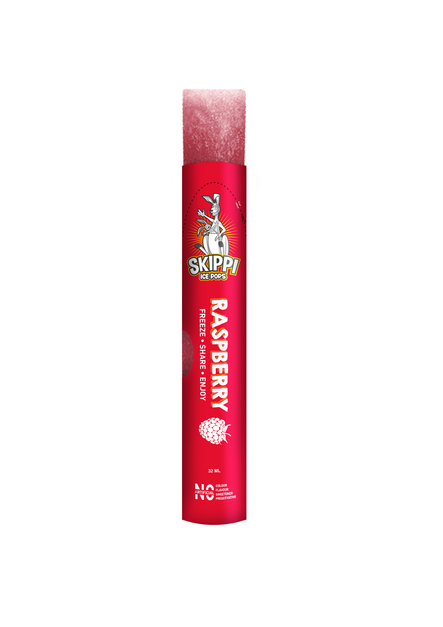 Skippi 32ml Popsicle Raspberry, 1 PC