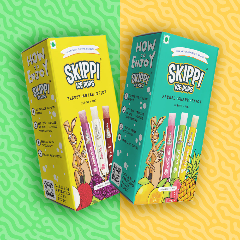 Combo flavour skippi icepops pack of 24